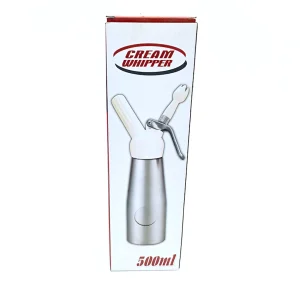 تصویر دستگاه خامه پاش cream whipper مناسب برای تزیین انواع کیک و دسر