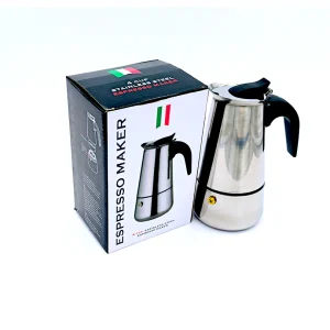 تصویر قهوه جوش استیل 4 کاپ Espresso Maker