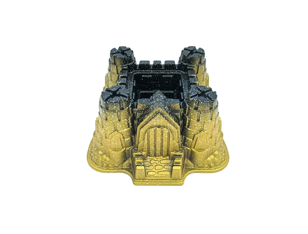 قالب چدنی قلعه (castle) مناسب برای تهیه و درست کردن انواع کیک ، دسر و ژله با طرح جذاب فانتزی و کلاسیک
